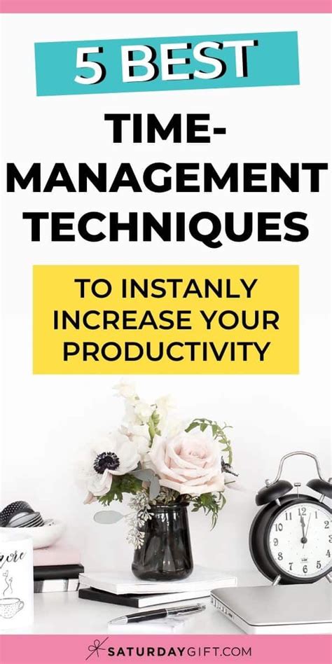 Which Time Management Techniques Can Improve Productivity?