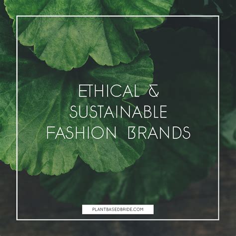 Which Fashion Brands Are Ethically Sustainable?