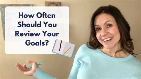 How often should you review your personal goals for self-improvement?